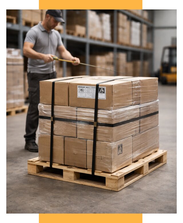 Упаковка и паллетирование грузов от 3609 р. | СетСервис-Лук