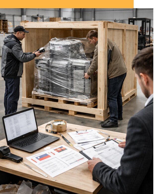 Доставка промышленного оборудования из США от 67022 руб