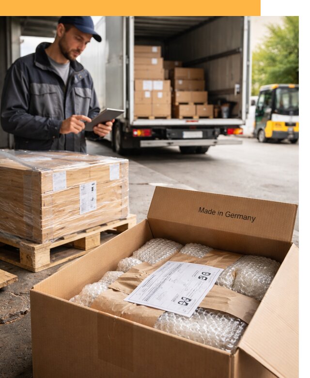 Доставка грузов из Германии от 46400 руб с таможенным оформлением