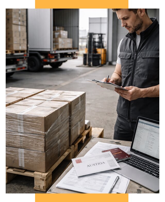 Доставка в Австрию от 67022 р. Логистика и экспорт СетСервис-Лук