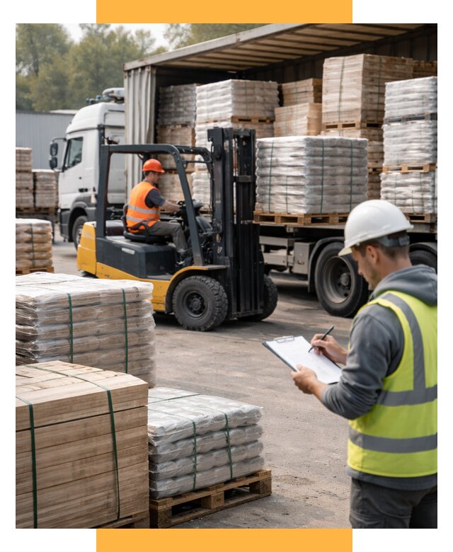 Перевозка строительных материалов от 5671 р. | СетСервис-Лук