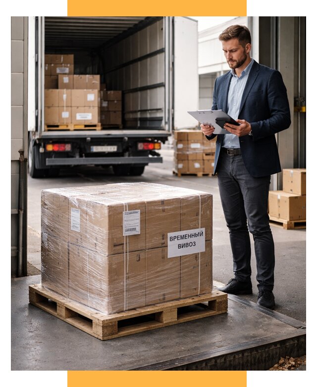 Временный вывоз товаров под ключ от 8249 р. | СетСервис-Лук