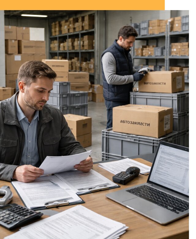 Таможенное оформление автозапчастей по выгодным тарифам от 8764