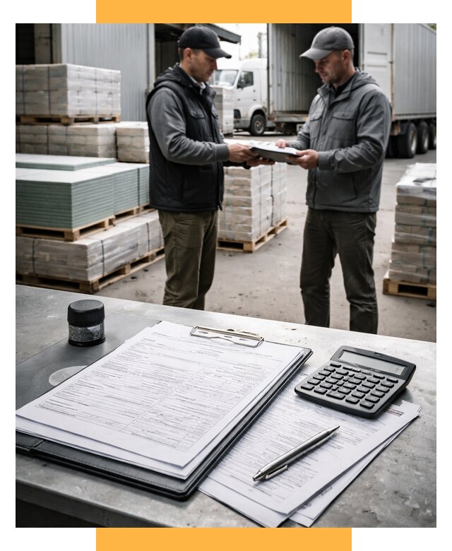 Таможенное оформление стройматериалов от 8764 р. | СетСервис-Лук
